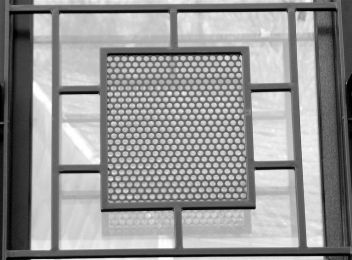 Motif ferronnerie contemporaine.
