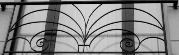 Motif ferronnerie contemporaine.