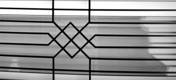 Motif ferronnerie contemporaine.